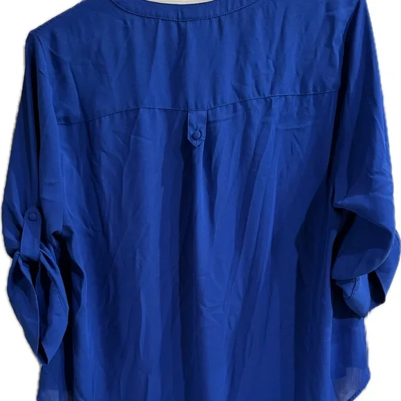 Women's Blue Blouse - Picture 2 of 4